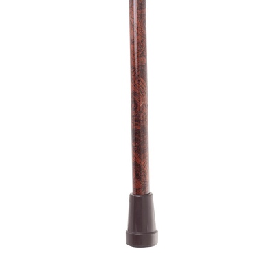 Adjustable Birlwood Patterned Derby Handle Walking Stick